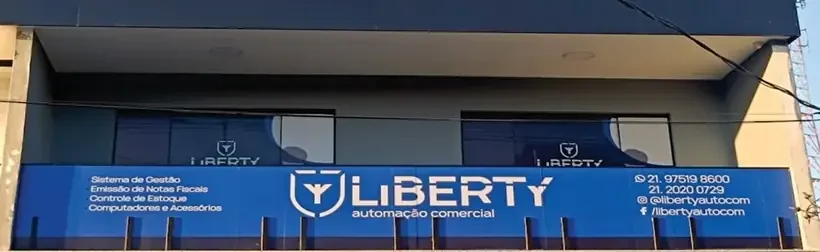 Fachada da Liberty Automação Comercial